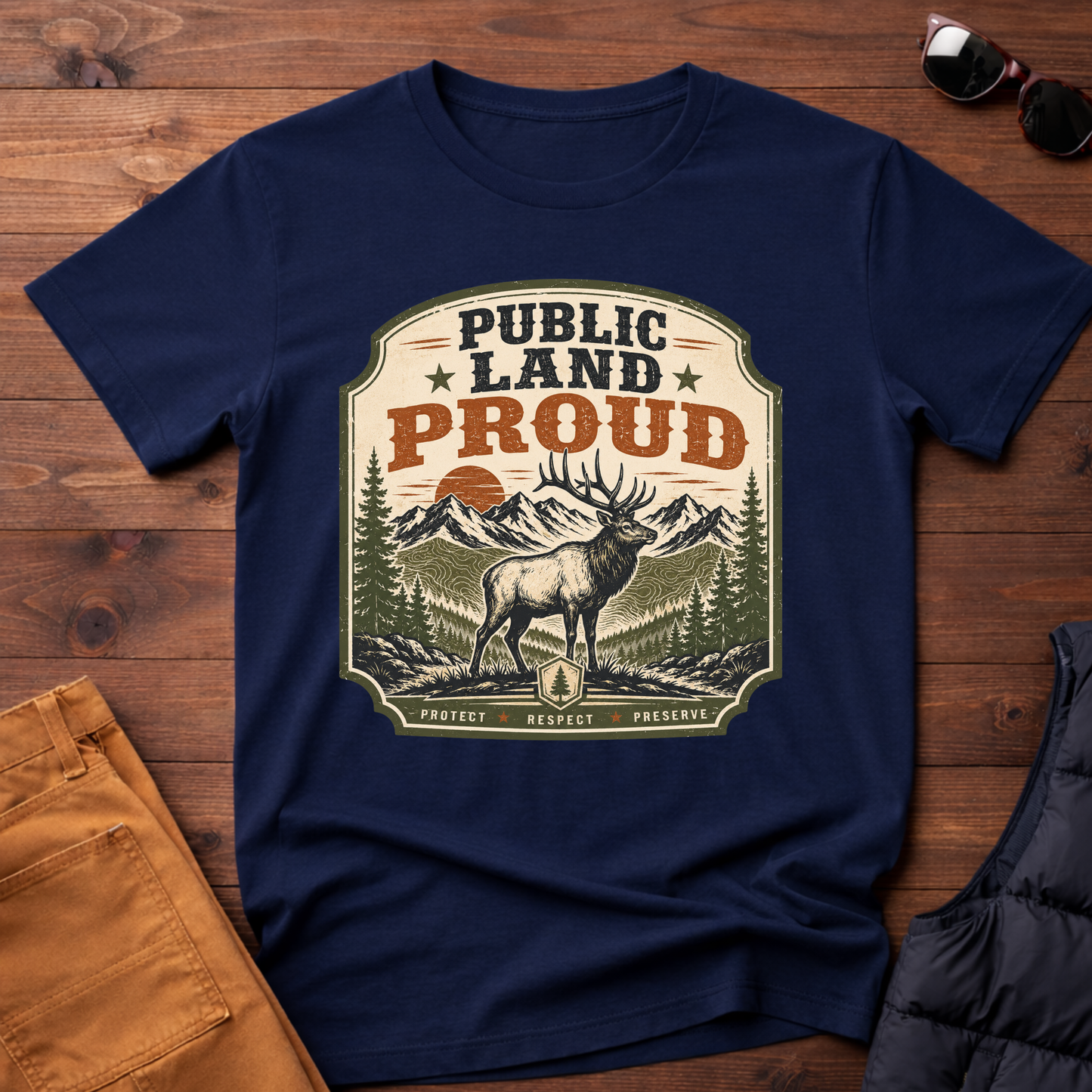 Public Land Proud T-Shirt