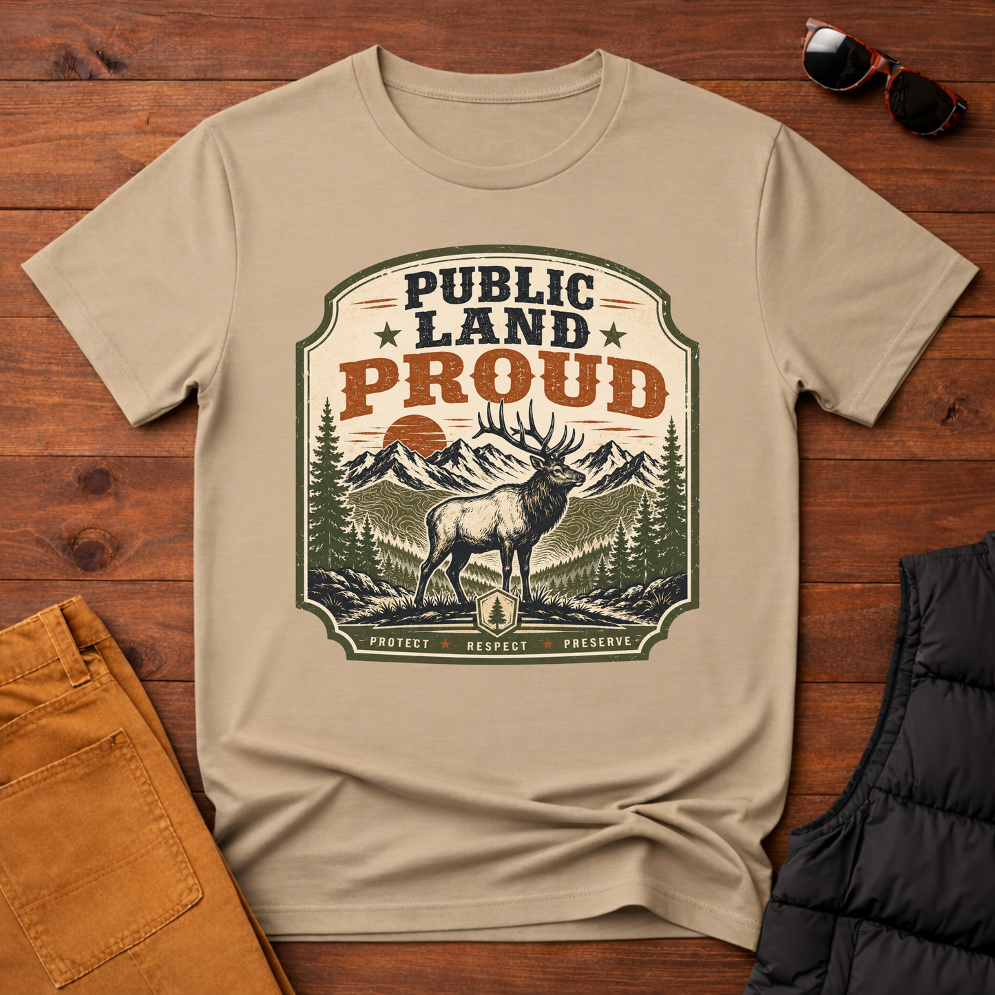 Public Land Proud T-Shirt