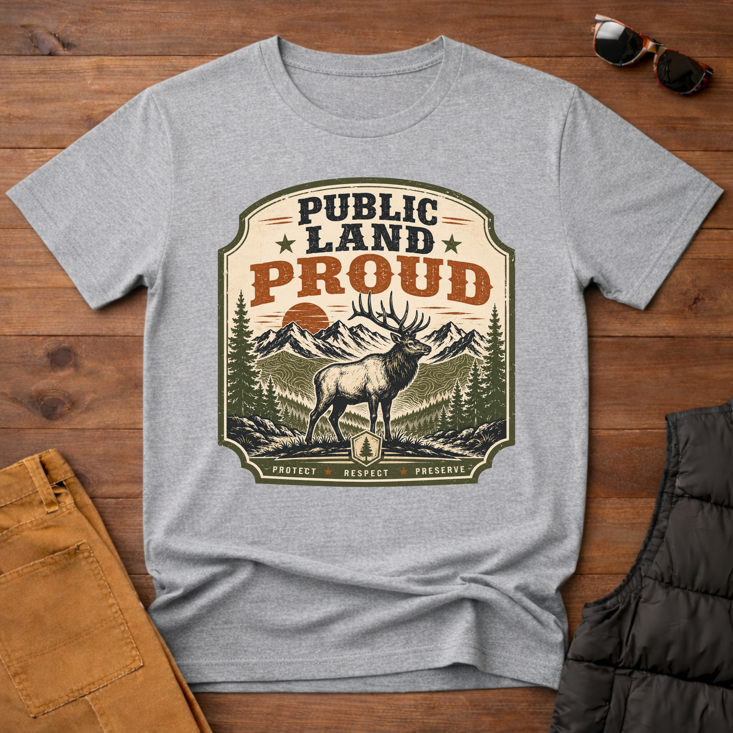 Public Land Proud T-Shirt