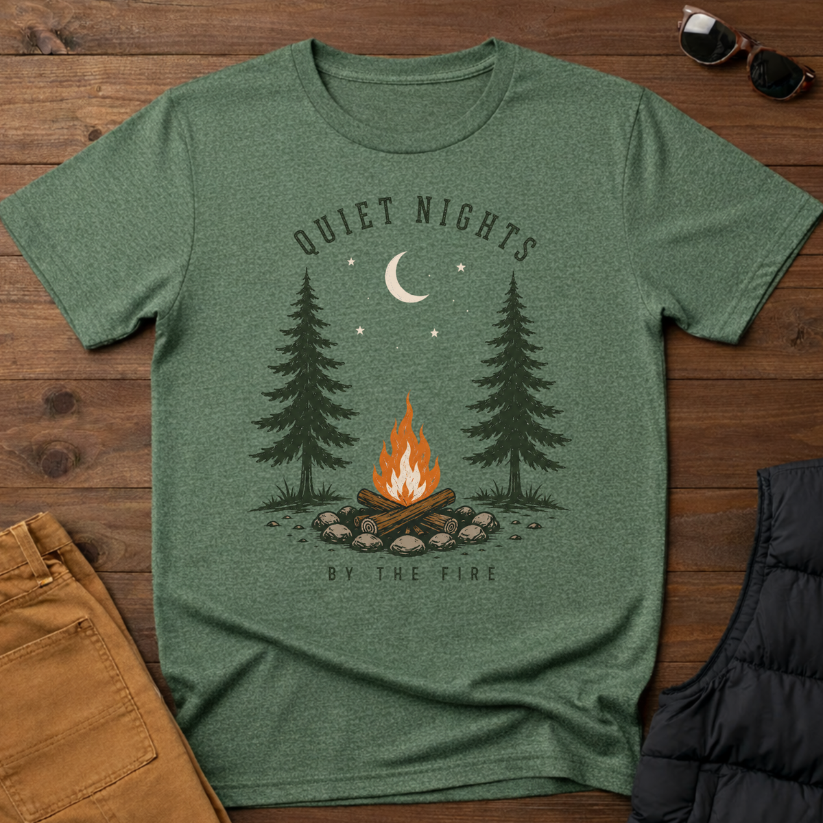 Quiet Nights By The Fire T-Shirt
