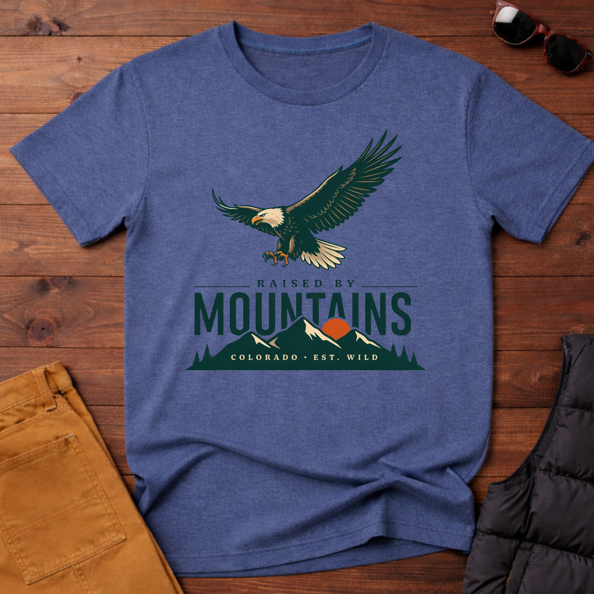 Raised By Mountains T-Shirt