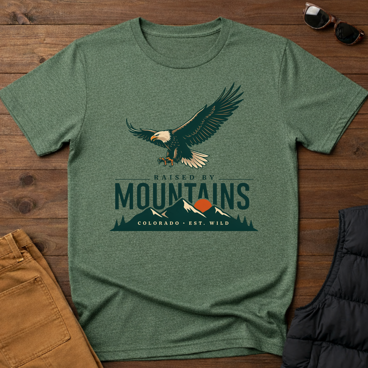 Raised By Mountains T-Shirt