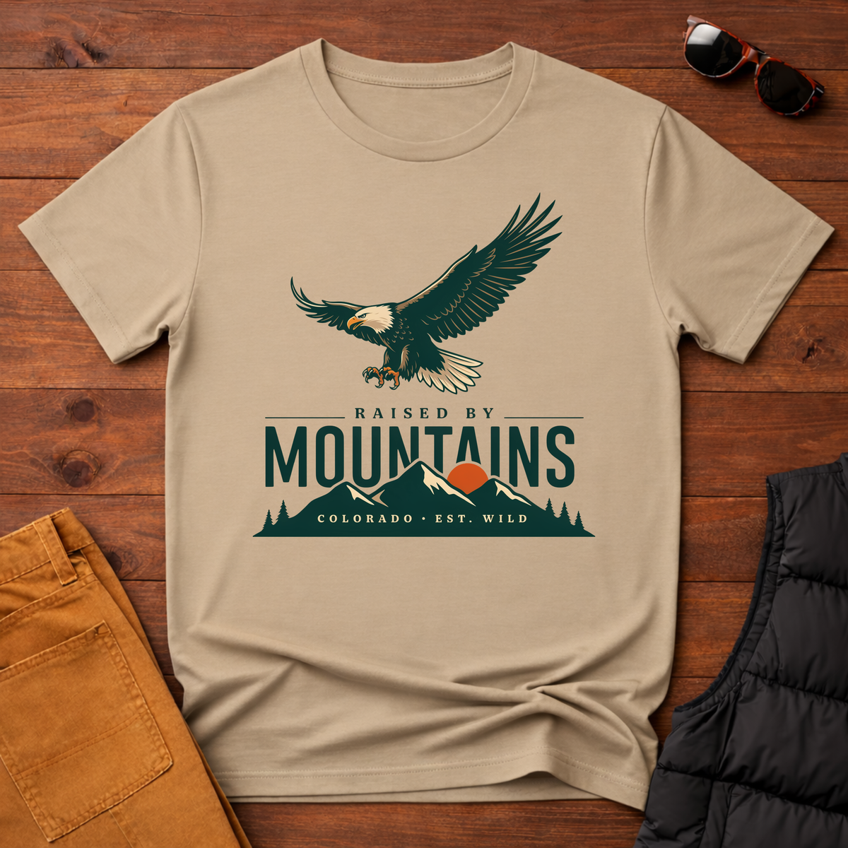 Raised By Mountains T-Shirt