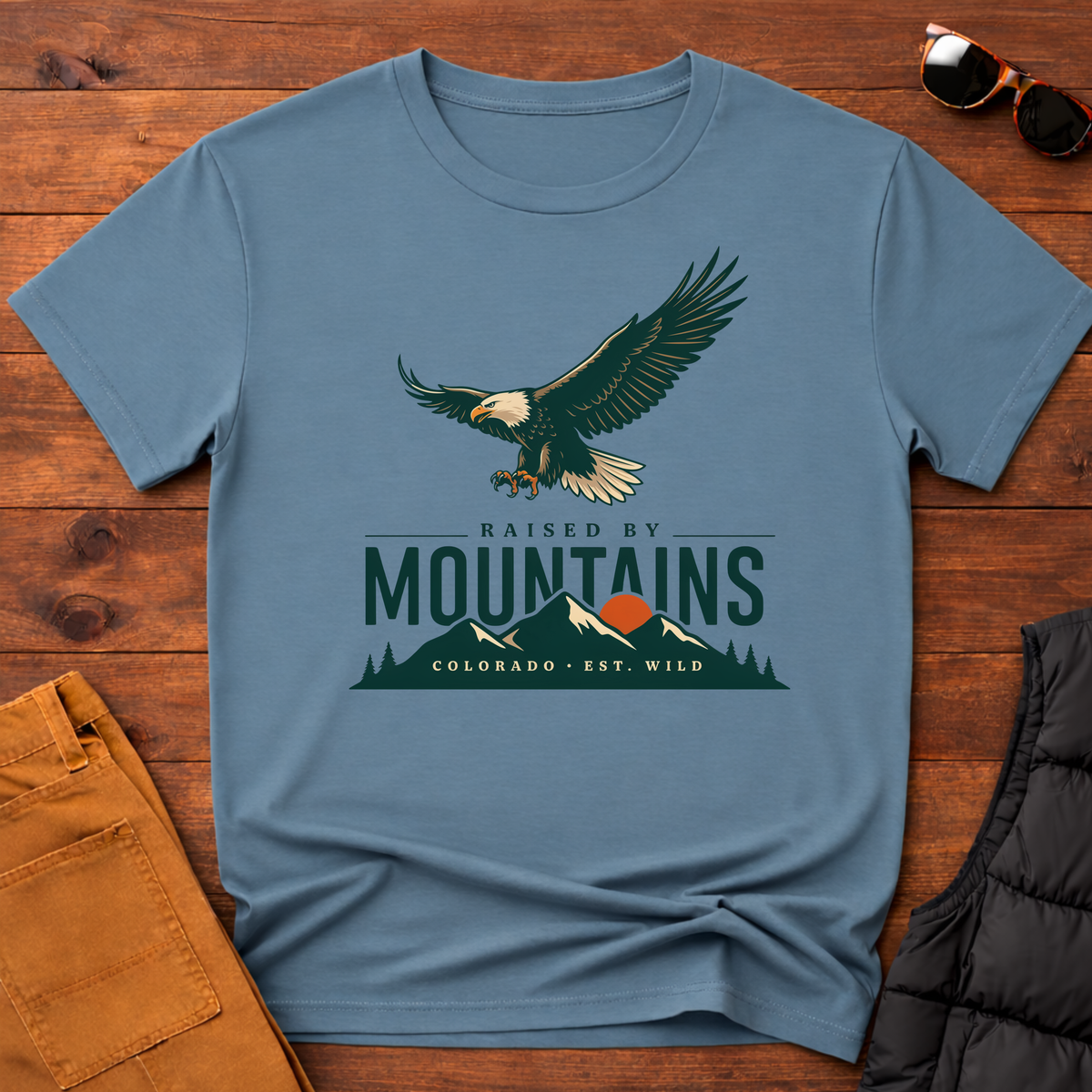 Raised By Mountains T-Shirt