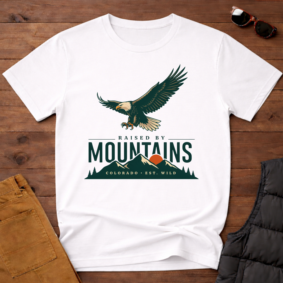 Raised By Mountains T-Shirt