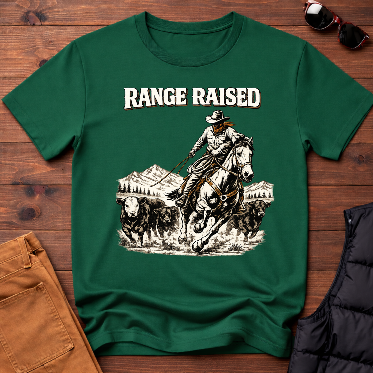 Range Raised T-Shirt