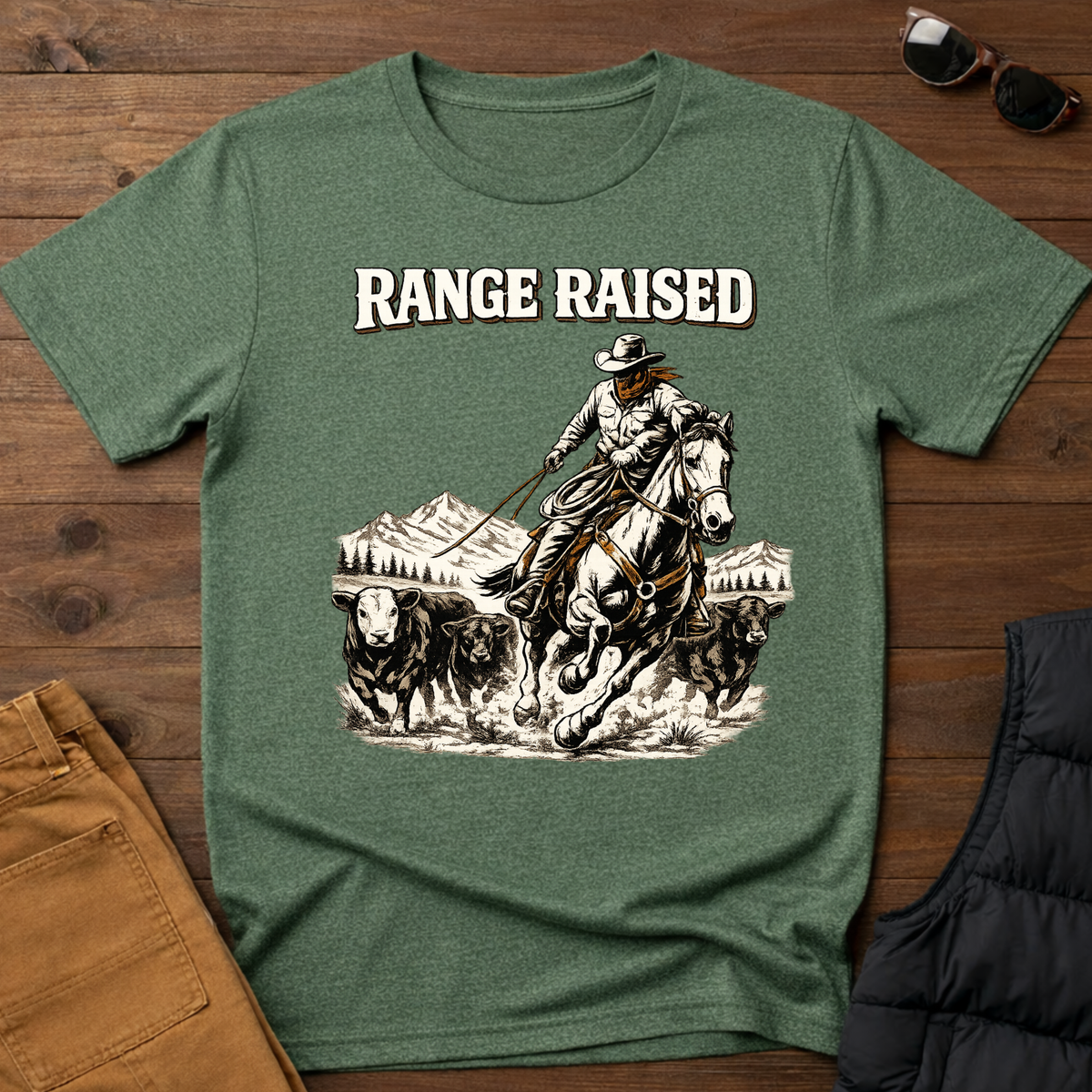 Range Raised T-Shirt