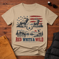 Red White & Wild Tee