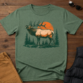 Retro Bugling Elk T-Shirt