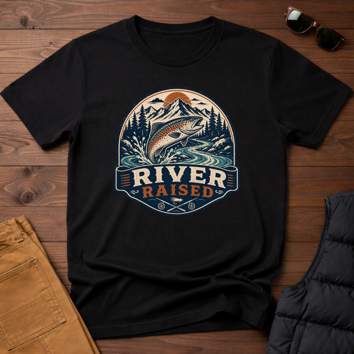River Raised T-Shirt