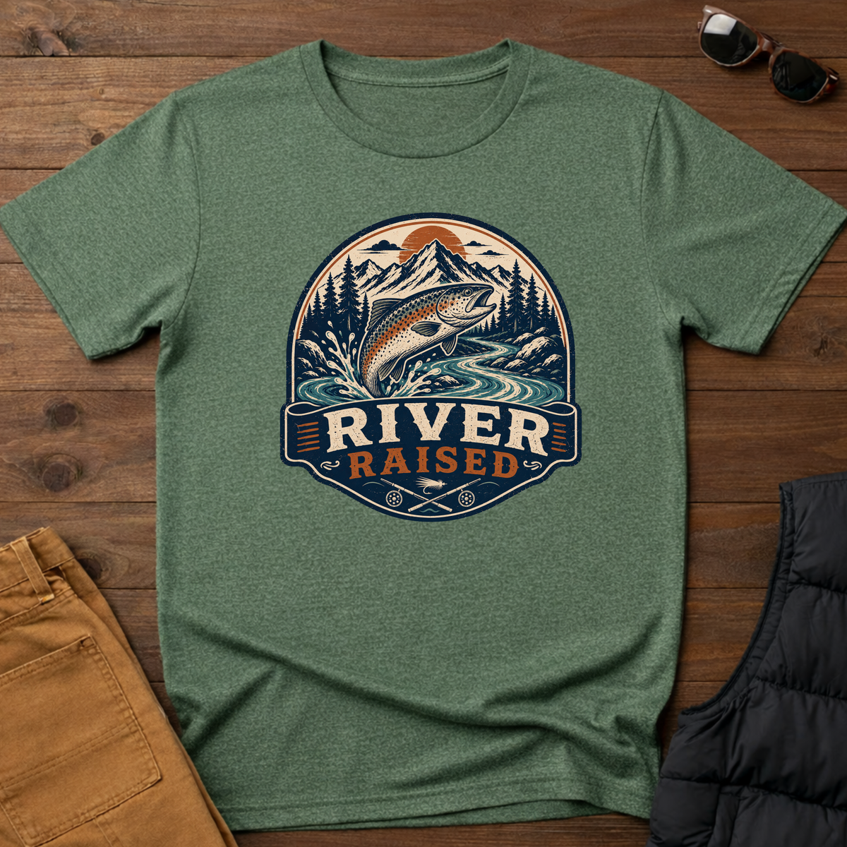 River Raised T-Shirt