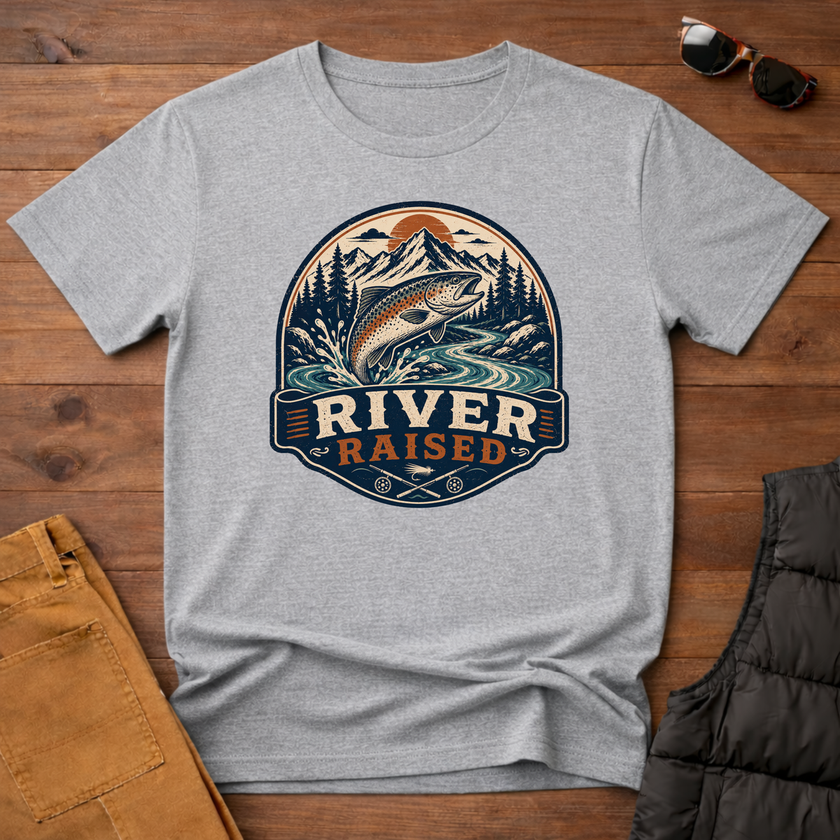 River Raised T-Shirt