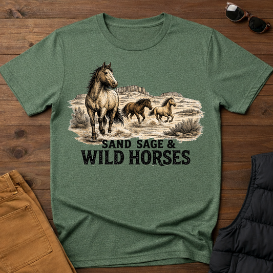 Sand Sage & Wild Horses T-Shirt