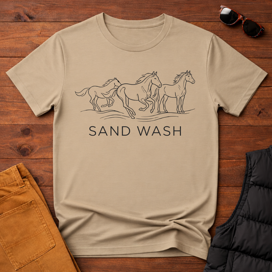 Sand Wash Wild Horses T-Shirt