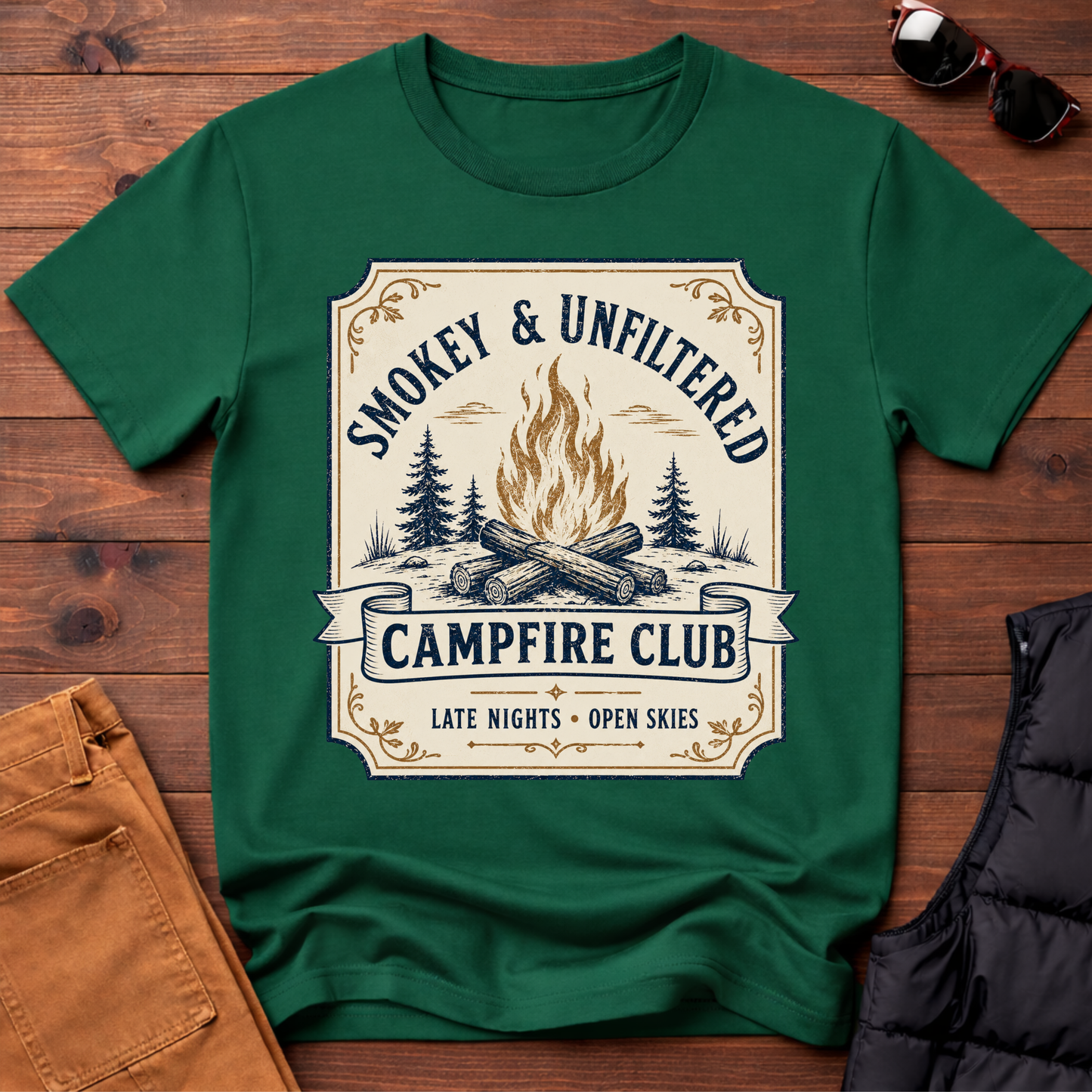 Smokey & Unfiltered Campfire Club T-Shirt