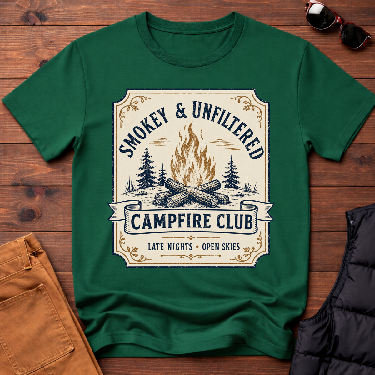 Smokey & Unfiltered Campfire Club T-Shirt