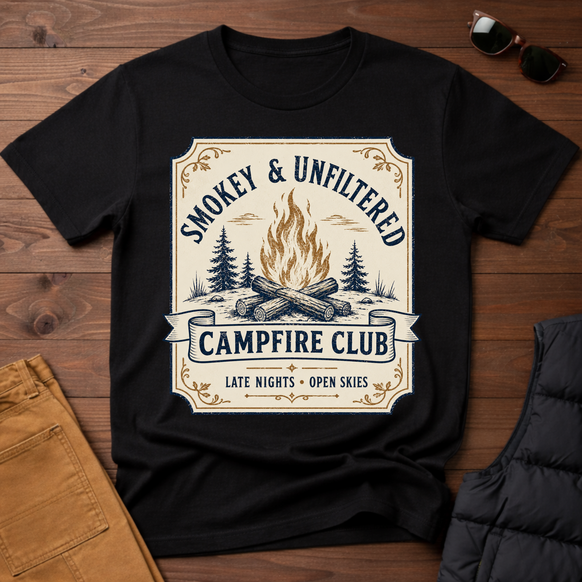 Smokey & Unfiltered Campfire Club T-Shirt