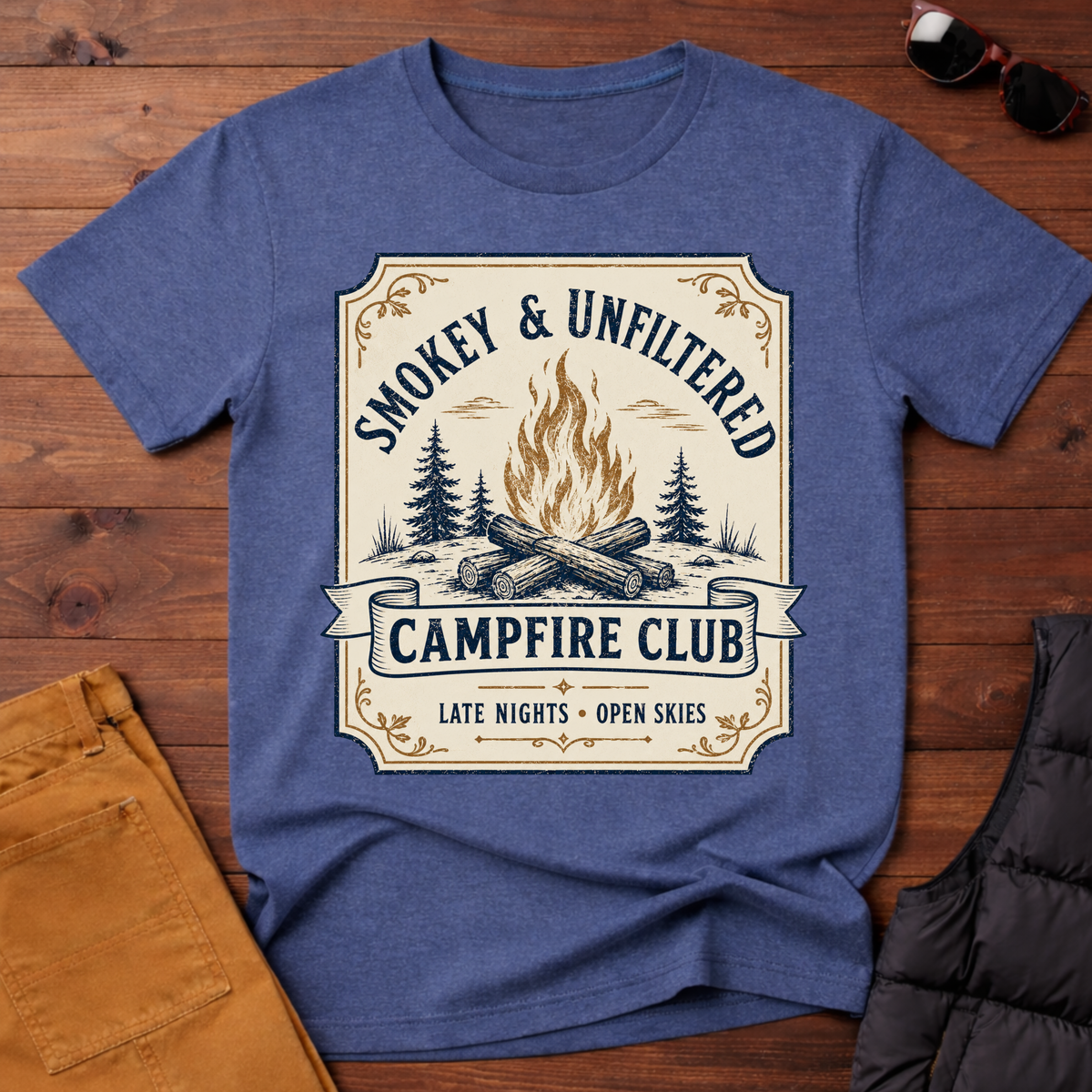 Smokey & Unfiltered Campfire Club T-Shirt