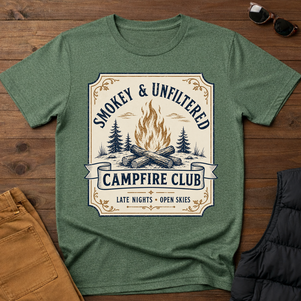 Smokey & Unfiltered Campfire Club T-Shirt