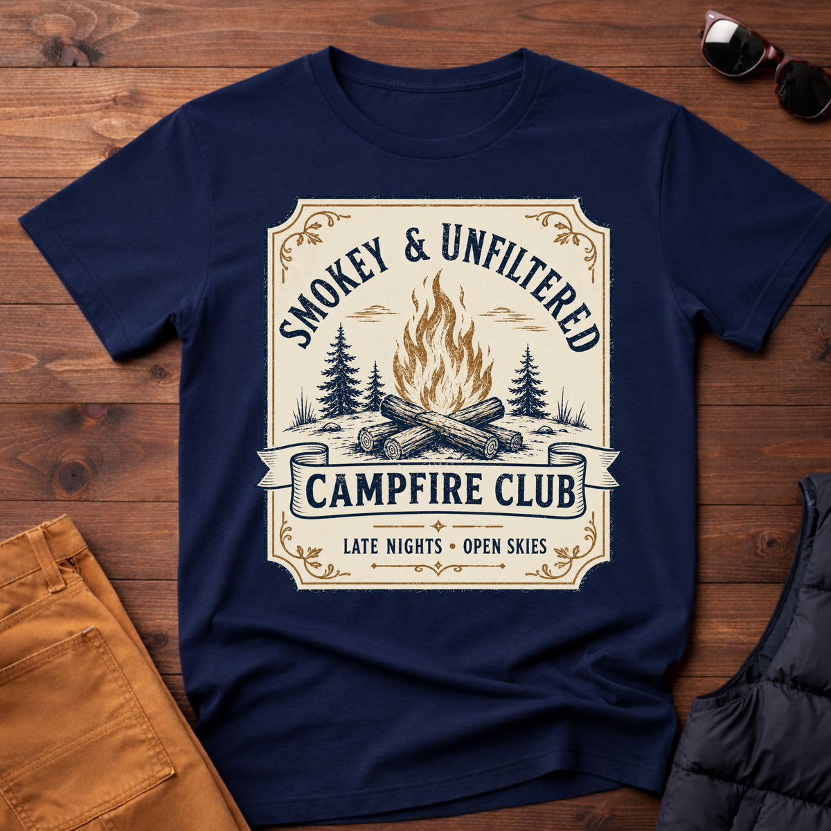 Smokey & Unfiltered Campfire Club T-Shirt