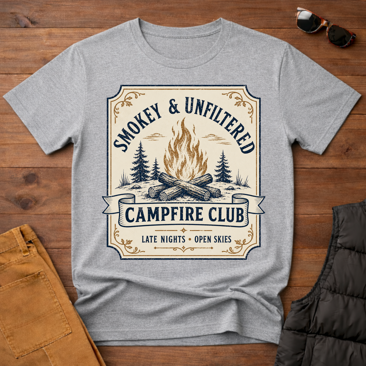 Smokey & Unfiltered Campfire Club T-Shirt