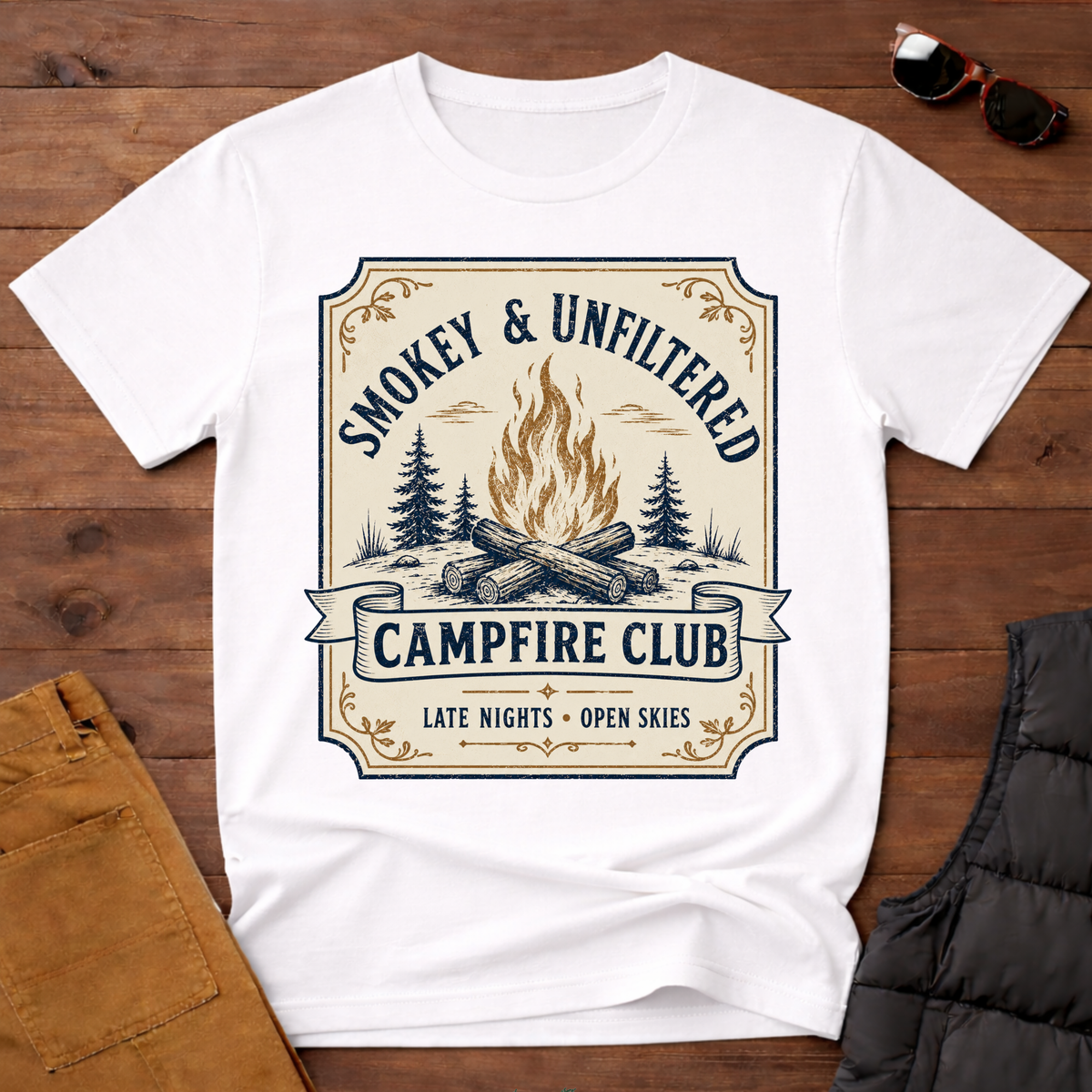 Smokey & Unfiltered Campfire Club T-Shirt
