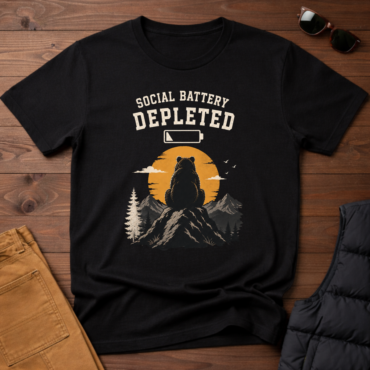 Social Battery Depleted T-Shirt