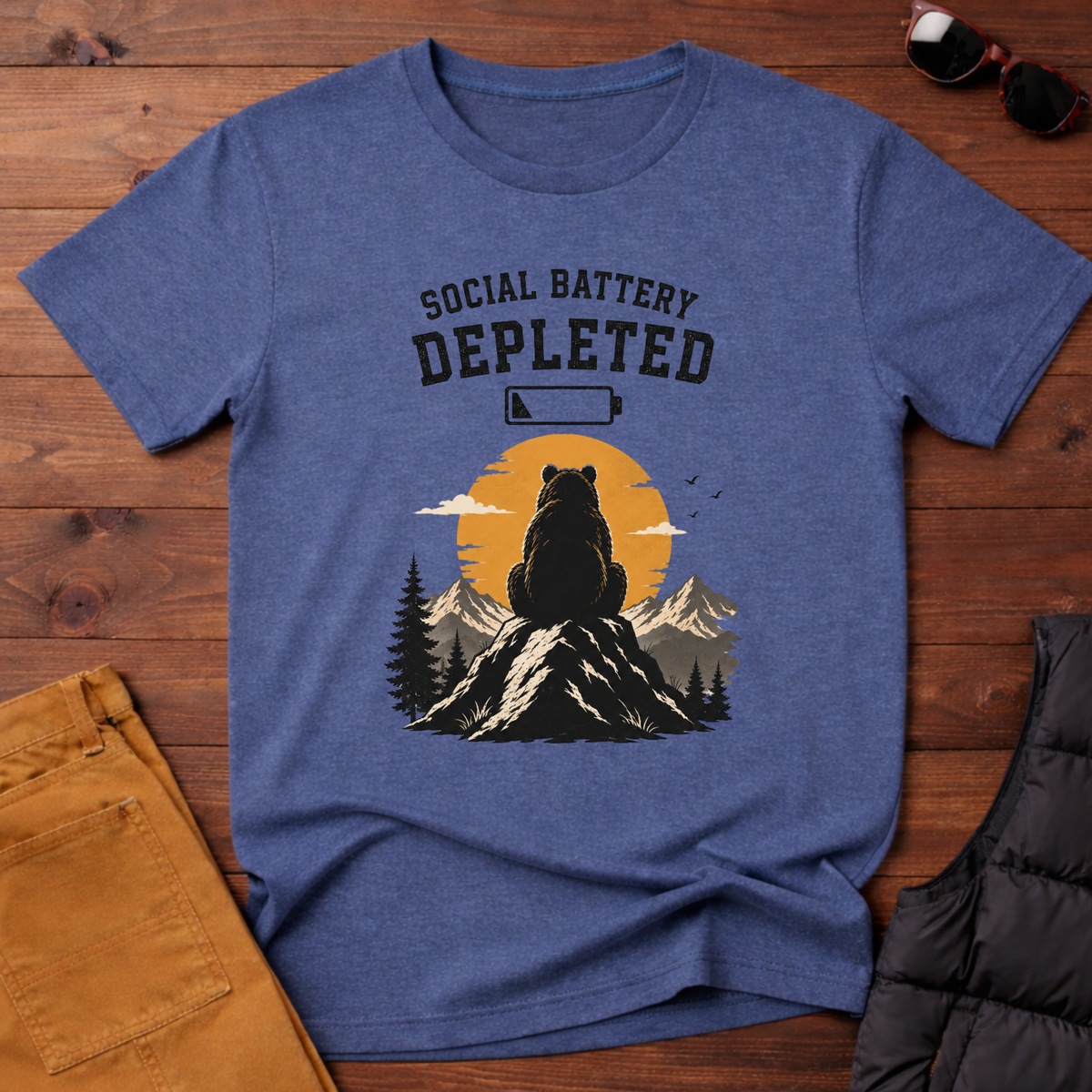 Social Battery Depleted T-Shirt