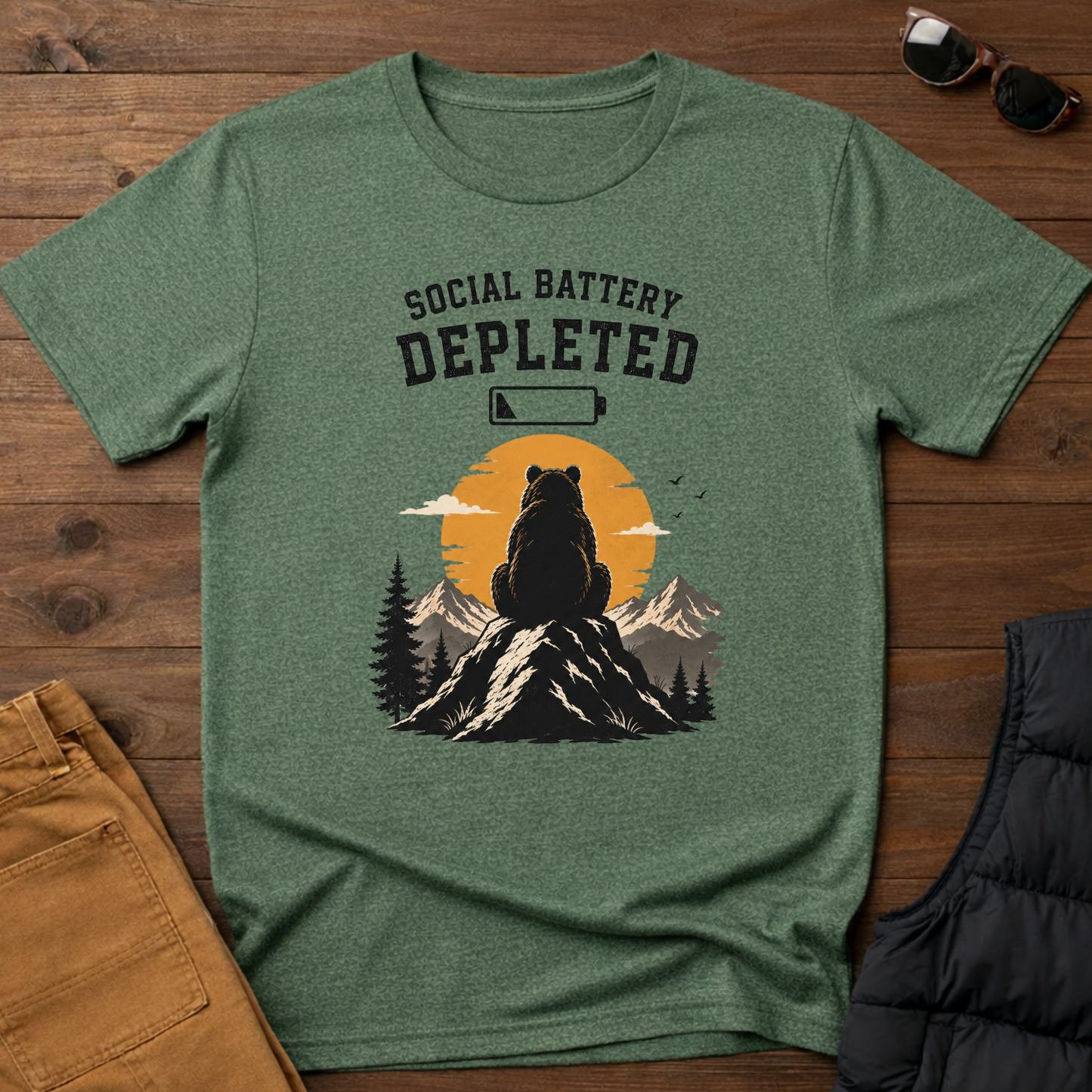 Social Battery Depleted T-Shirt