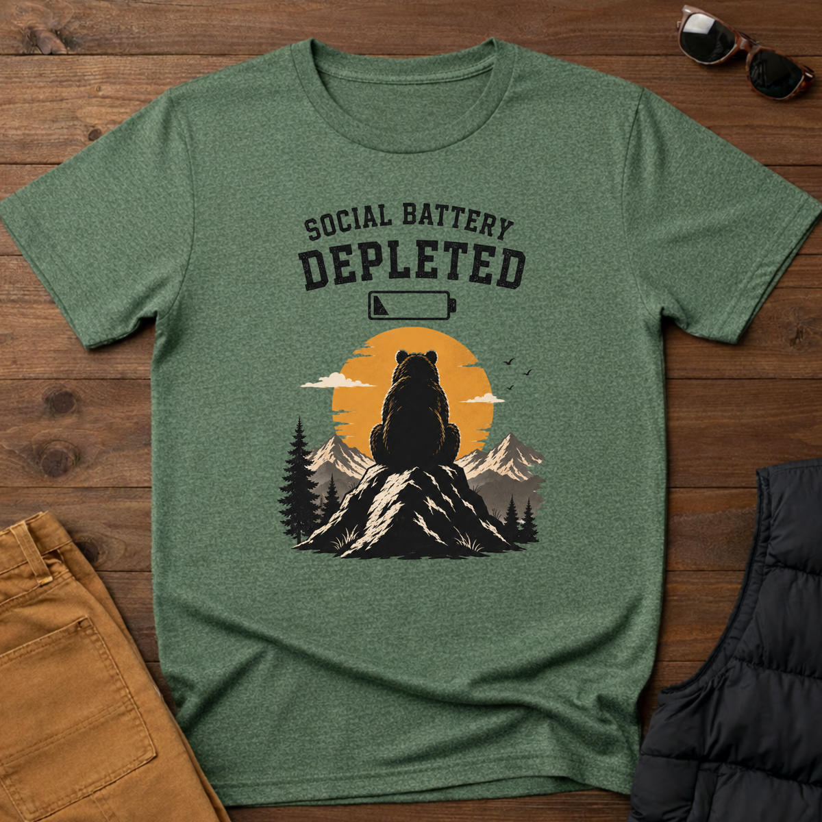 Social Battery Depleted T-Shirt