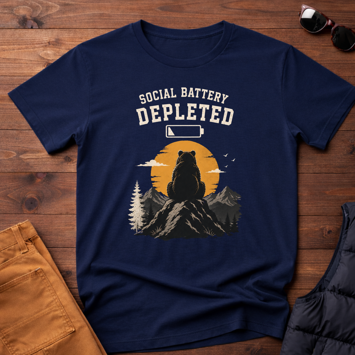 Social Battery Depleted T-Shirt