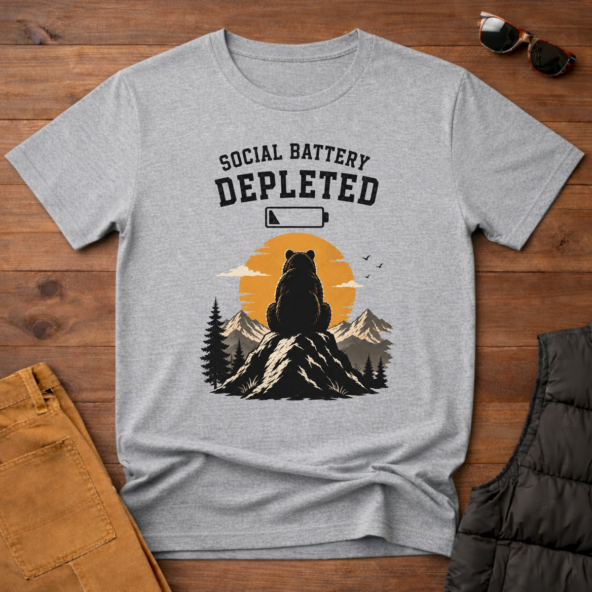Social Battery Depleted T-Shirt