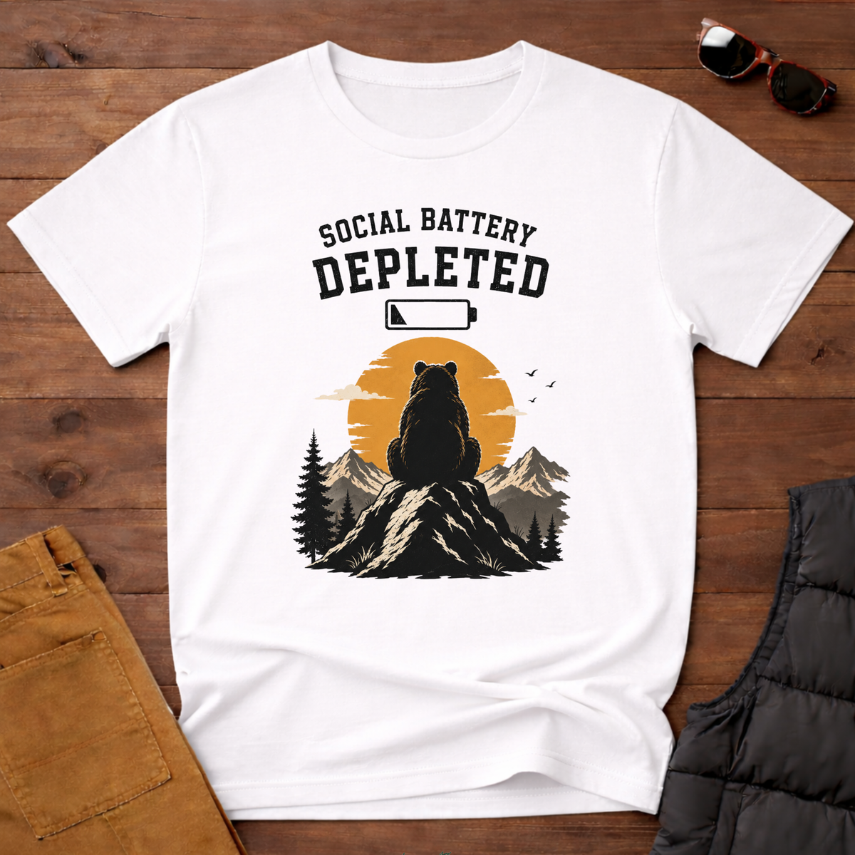 Social Battery Depleted T-Shirt