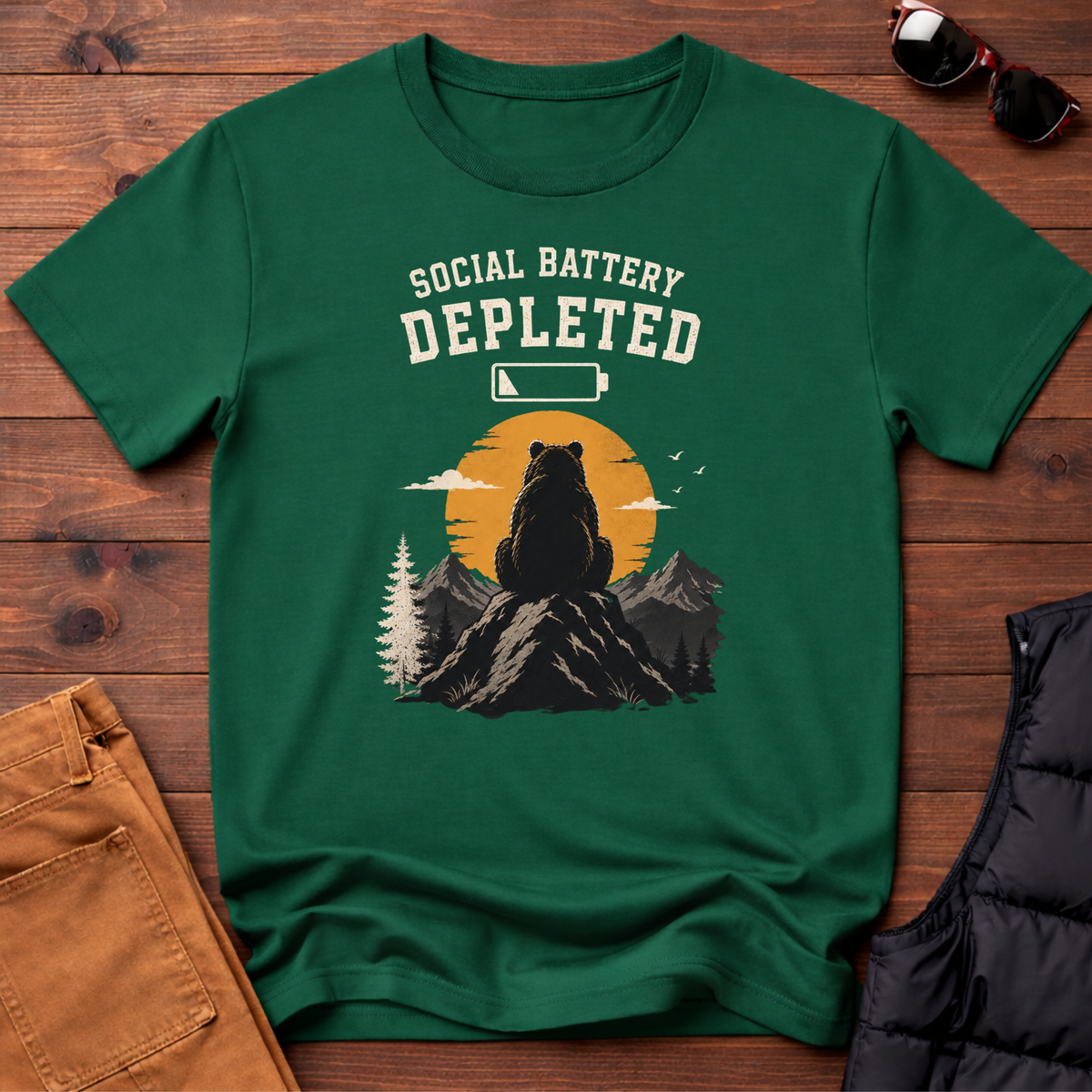 Social Battery Depleted T-Shirt