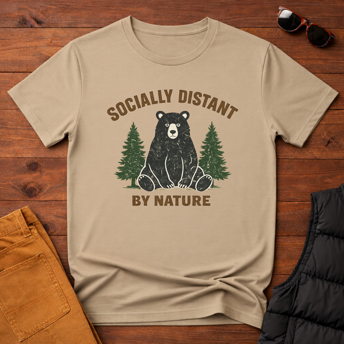 Socially Distant By Nature T-Shirt