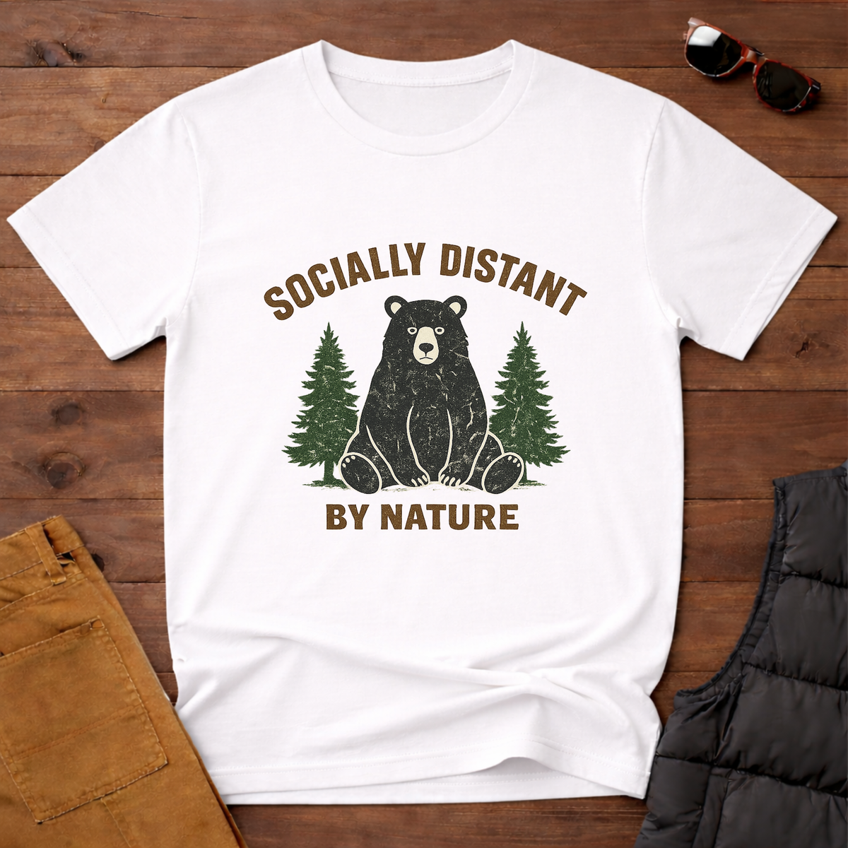 Socially Distant By Nature T-Shirt