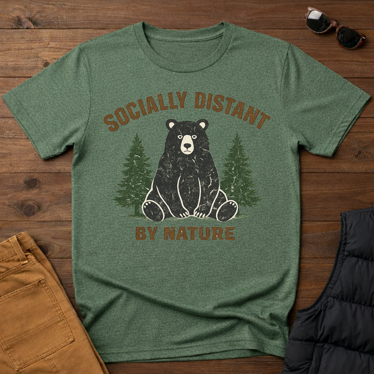 Socially Distant By Nature T-Shirt