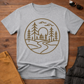 Sunset Pines Minimalist T-Shirt