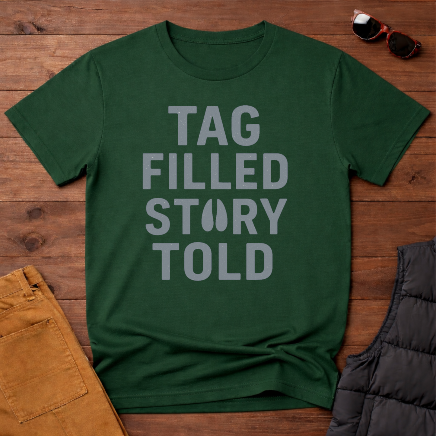 Tag Filled Story Told T-Shirt