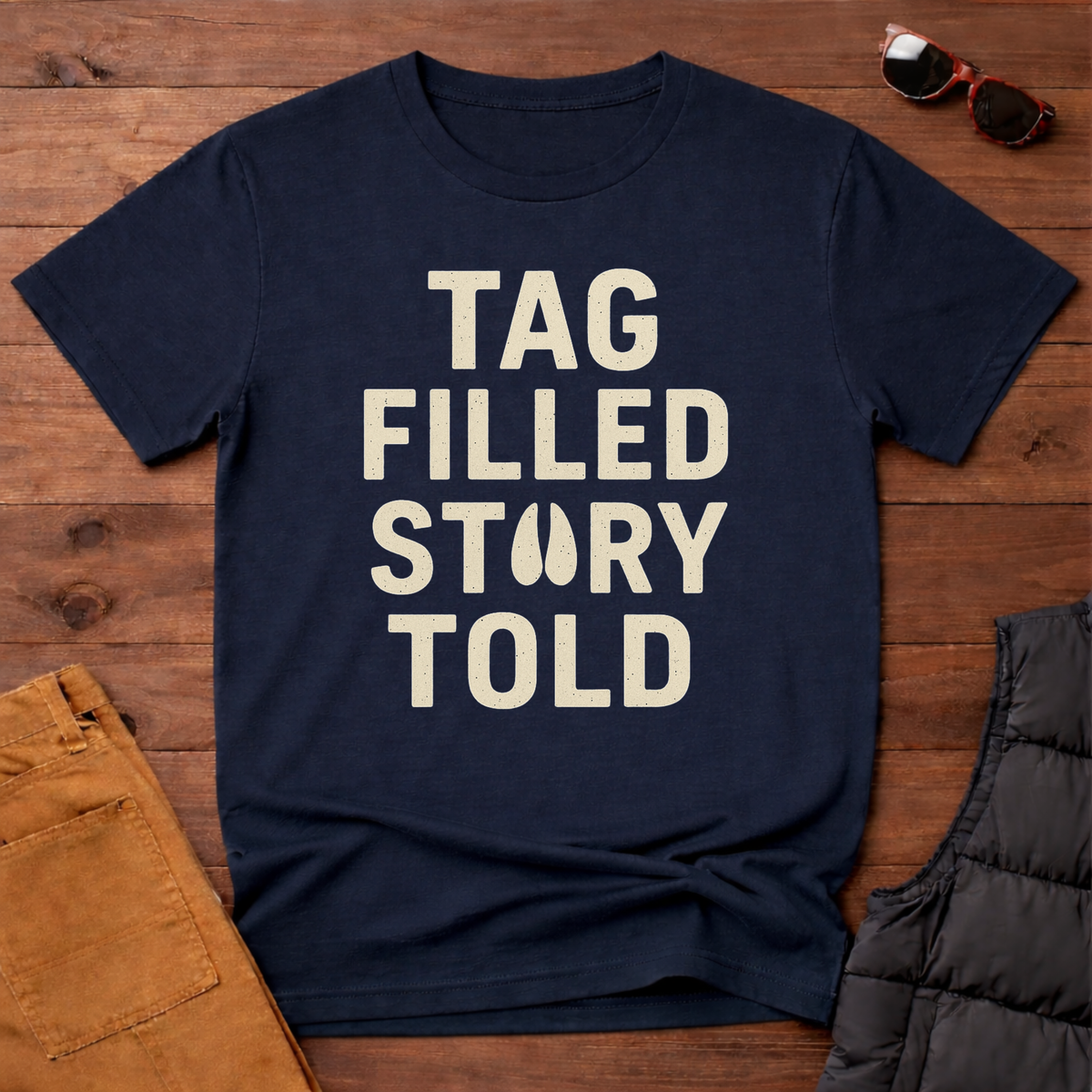 Tag Filled Story Told T-Shirt