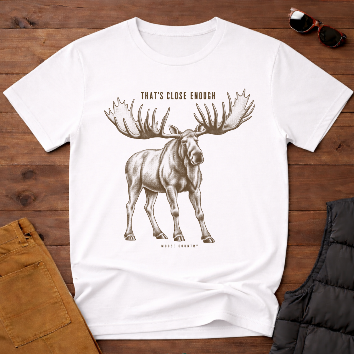 That's Close Enough Moose Tee