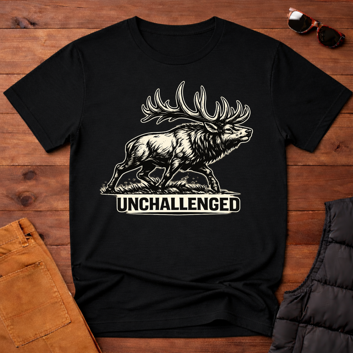Unchallenged Elk T-Shirt