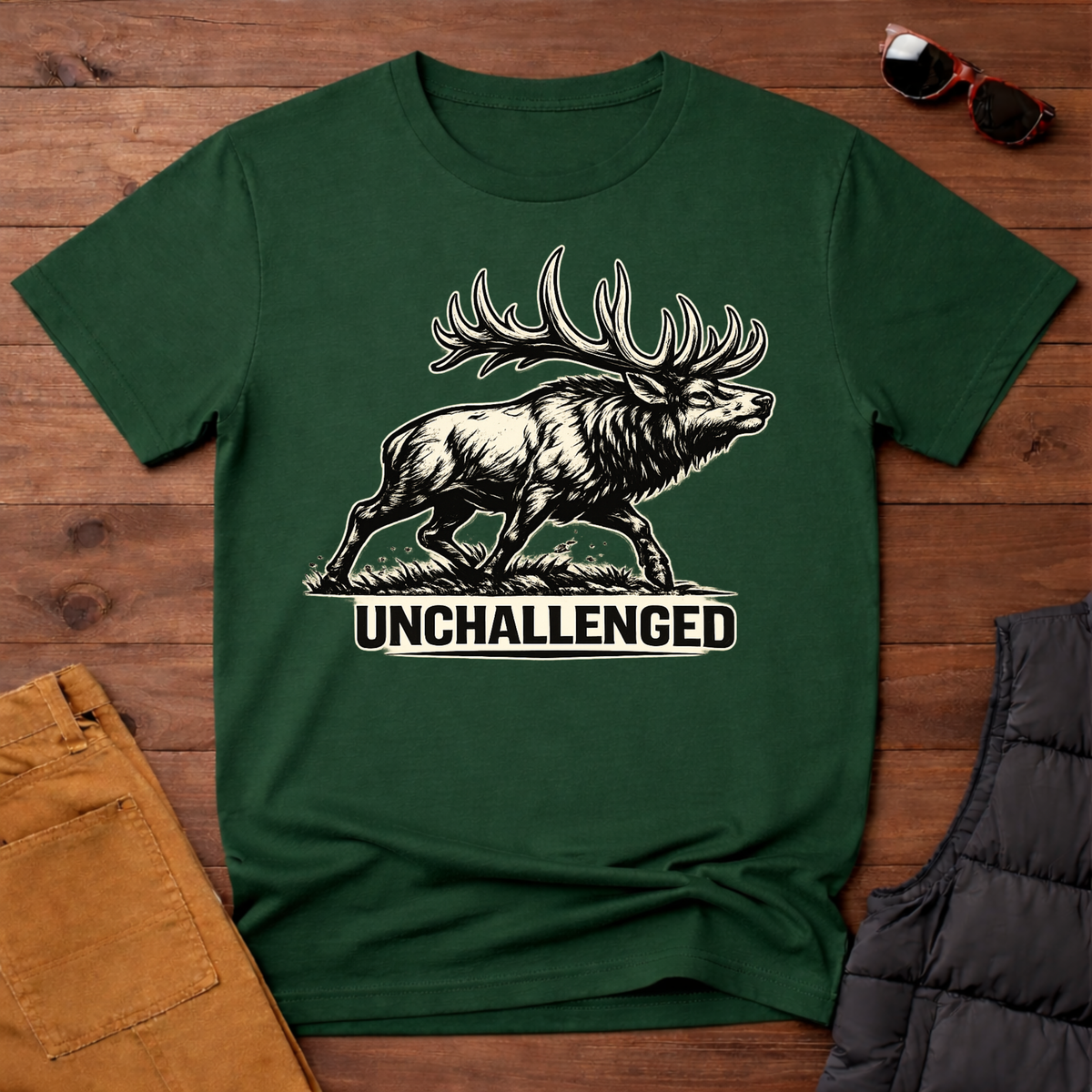 Unchallenged Elk T-Shirt