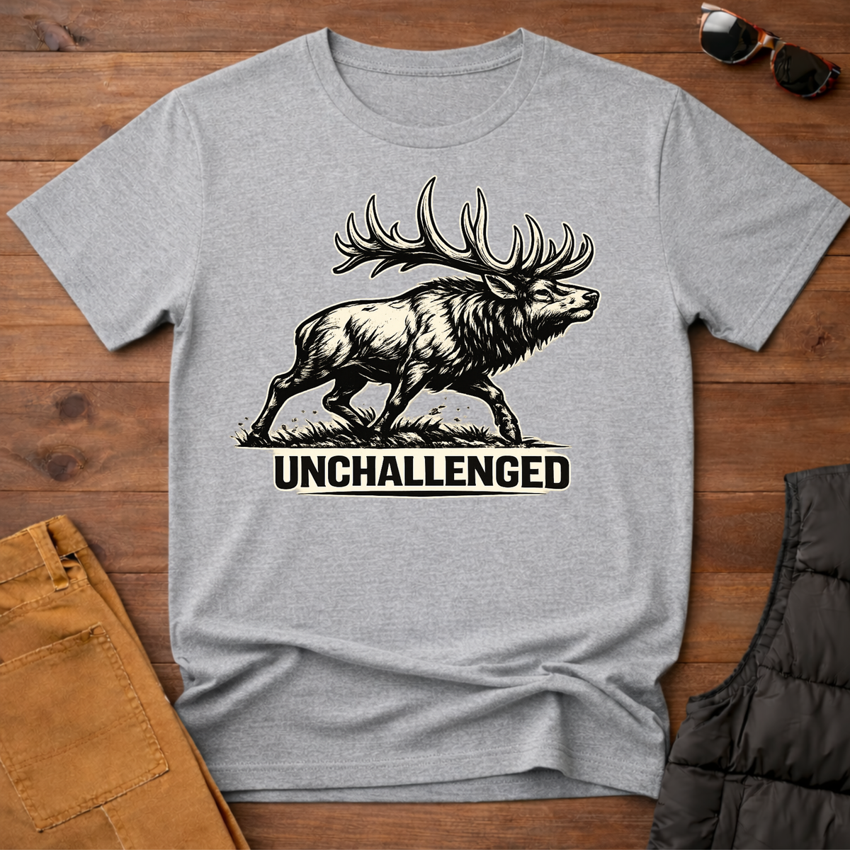 Unchallenged Elk T-Shirt