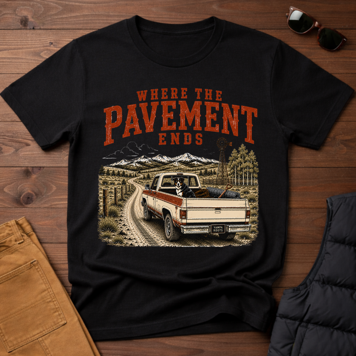 Where the Pavement Ends T-Shirt