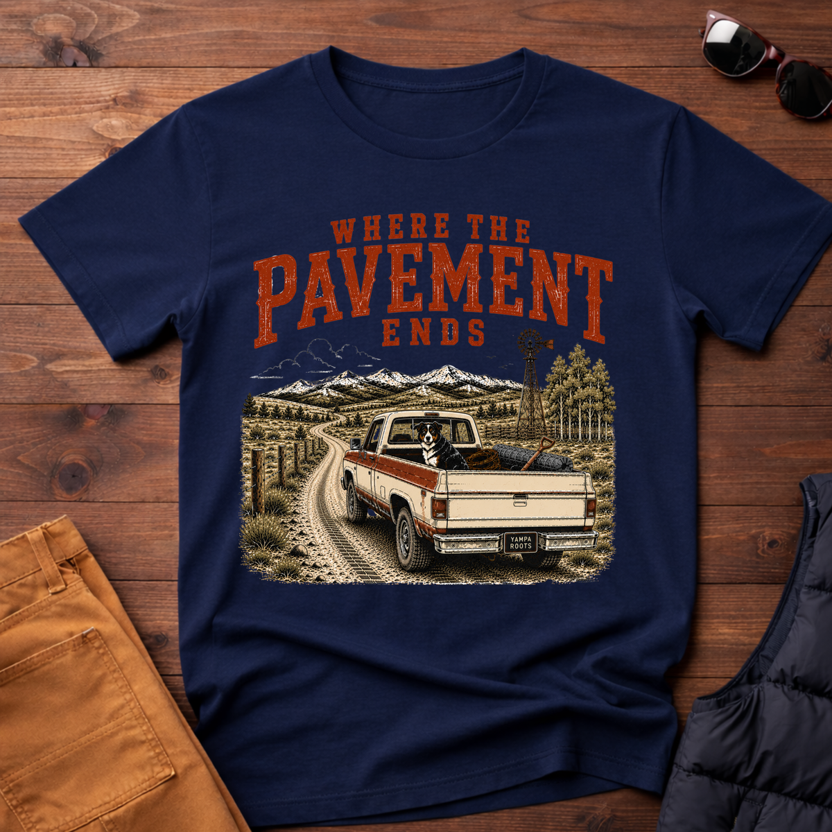 Where the Pavement Ends T-Shirt