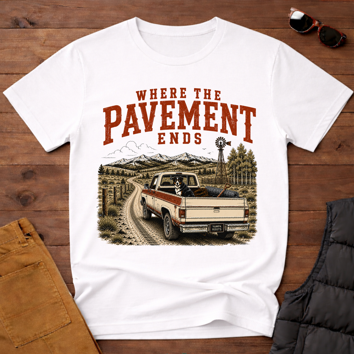Where the Pavement Ends T-Shirt