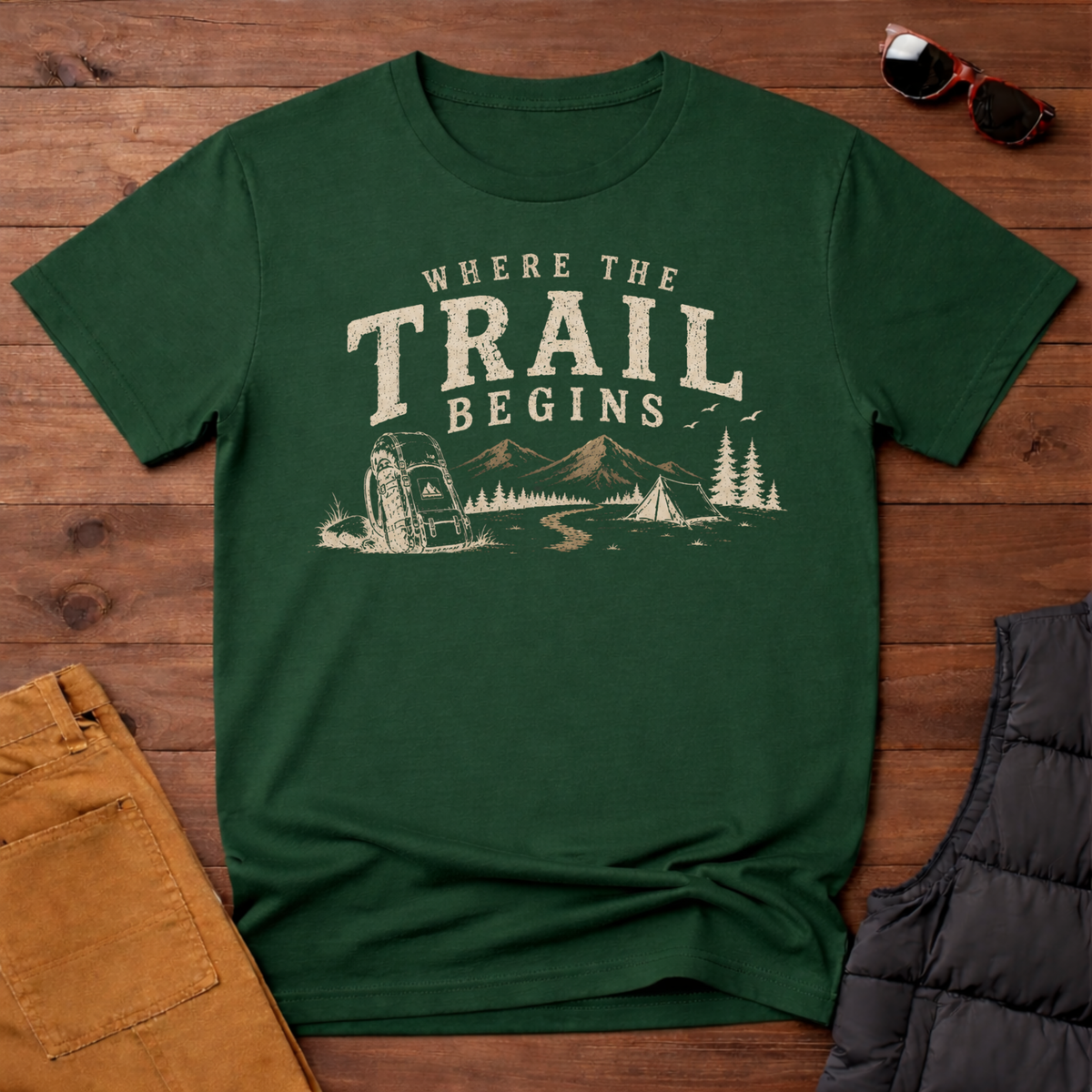 Where the Trail Begins T-Shirt
