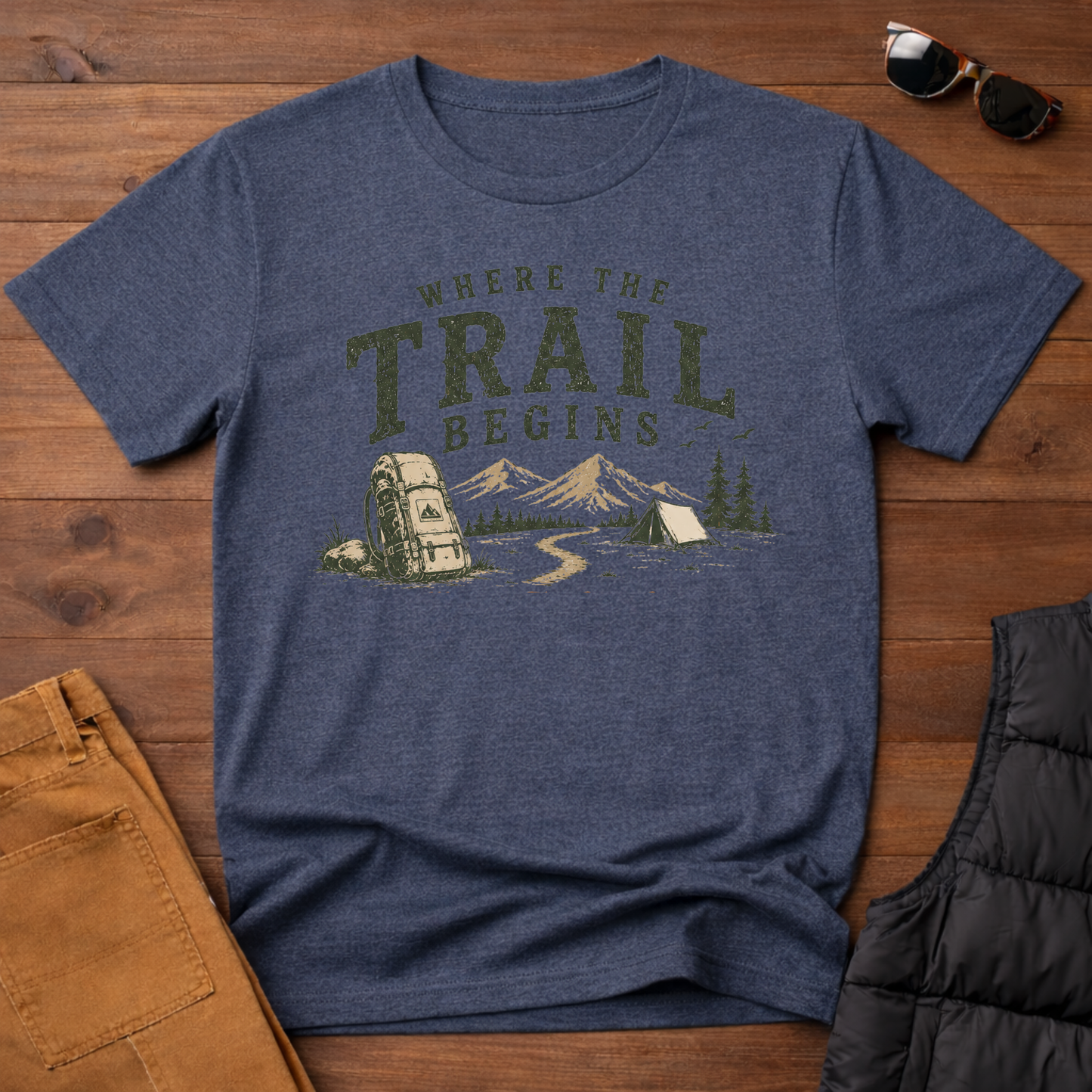 Where the Trail Begins T-Shirt