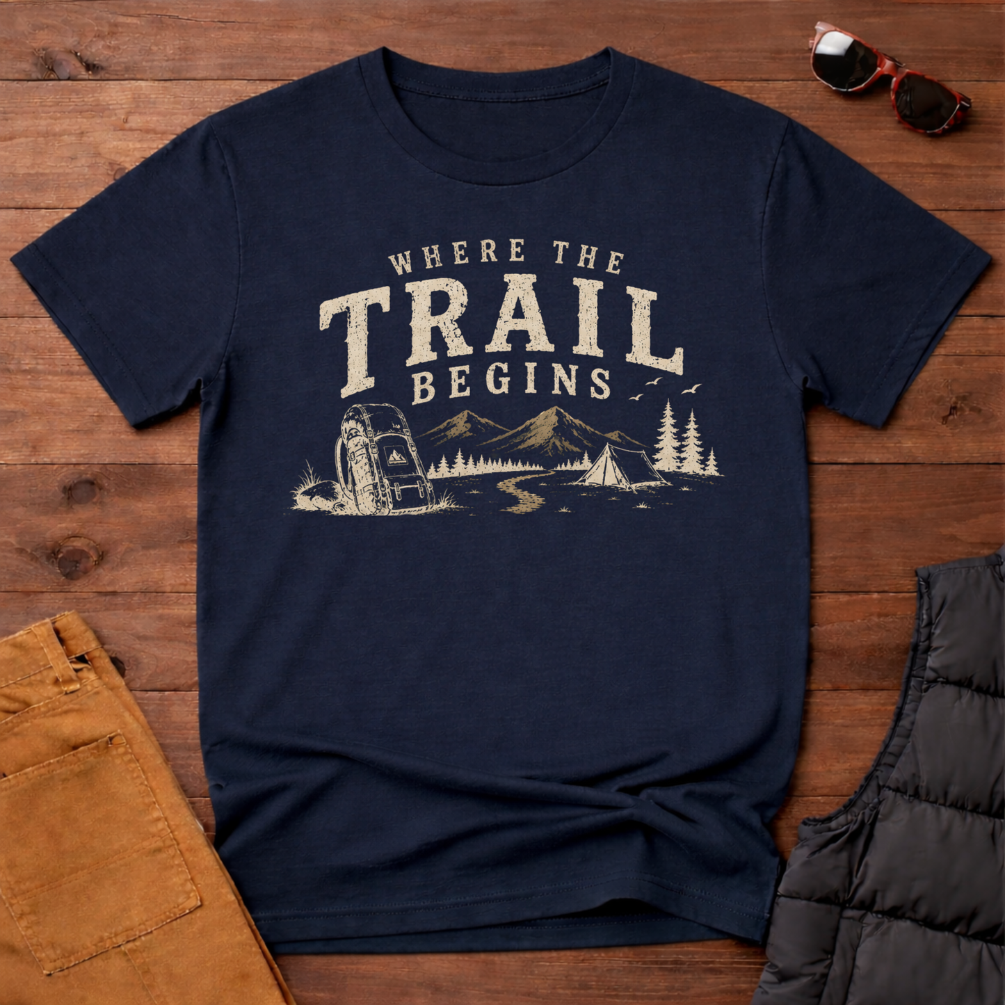 Where the Trail Begins T-Shirt